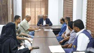 مناقشة مشروع قاعدة بيانات الأندية واستعدادات بطولة عدن السباحة 1