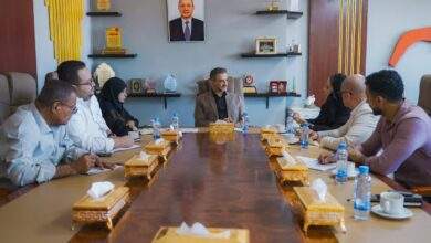 لملس يبحث سبل تعزيز التعاون مع منسقية الشؤون الإنسانية للأمم المتحدة 9