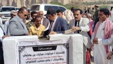 محافظ حضرموت يفتتح ويضع حجر الأساس لعدد من المشاريع 3