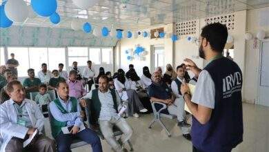 منظمة الأمين تنظم محاضرة توعوية بمركز الأطراف الصناعية بتعز 1
