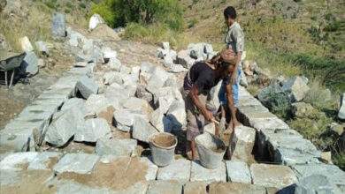استمرار جهود استكمال مشروع طريق سرار الجبل 8