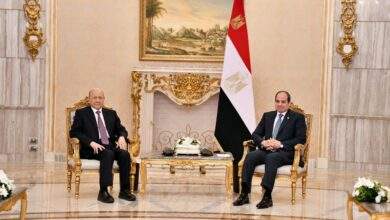 الرئيسان العليمي والسيسي يبحثان مستجدات الوضع اليمني والتطورات في المنطقة 4