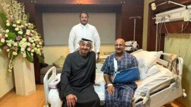 رئيس دولة الإمارات يطمئن على صحة النائب طارق صالح في زيارة خاصة 11