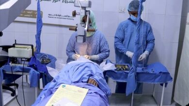 مؤسسة البصر الخيرية العالمية تدشن 1590 عملية تطوعية بمستشفى مكة لطب العيون بعدن 8