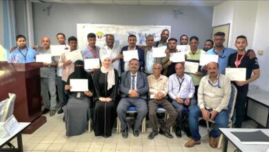 مطار عدن يشهد اختتام ثاني دورة لتطوير أمن الطيران 5