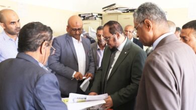 رئيس هيئة التفتيش القضائي يدشّن التفتيش في محاكم ونيابات المحافظة 7