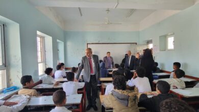 تدشين امتحانات الفصل الدراسي الأول بتعز ومهرجان المشاريع الشبابية 5
