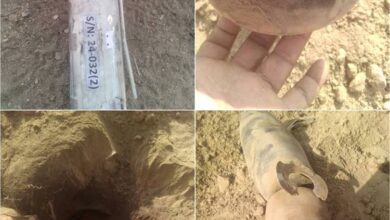سقوط صاروخ بين لودر ومودية بمحافظة أبين 3