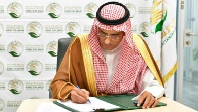 مركز الملك سلمان يطلق المرحلة السابعة للإمداد المائي بمحافظة حجة 10