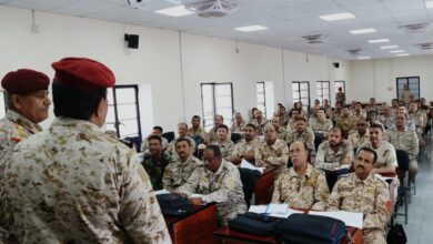 وزير الدفاع يتفقد سير العملية الأكاديمية في كلية القيادة والأركان 9