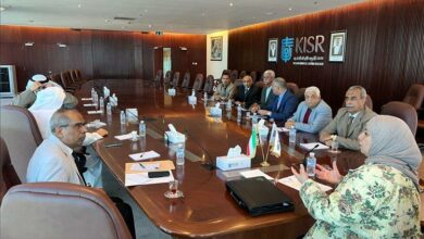 رئيس جامعة أبين يزور مركز الأبحاث العلمية في الكويت الشقيقة 3