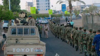 شرطة البريقة بعدن تنفذ انتشارًا أمني 9