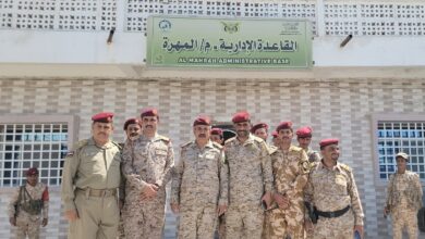 رئيس هيئة العمليات يتفقد القاعدة الإدارية للإمداد والتموين والمركز الصحي بمحور الغيضة 10