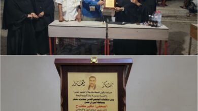 منظمات المجتمع المدني بخنفر أبين تكرم الصحفي "كندح" بدرع التميز في العمل الخيري والإنساني 10