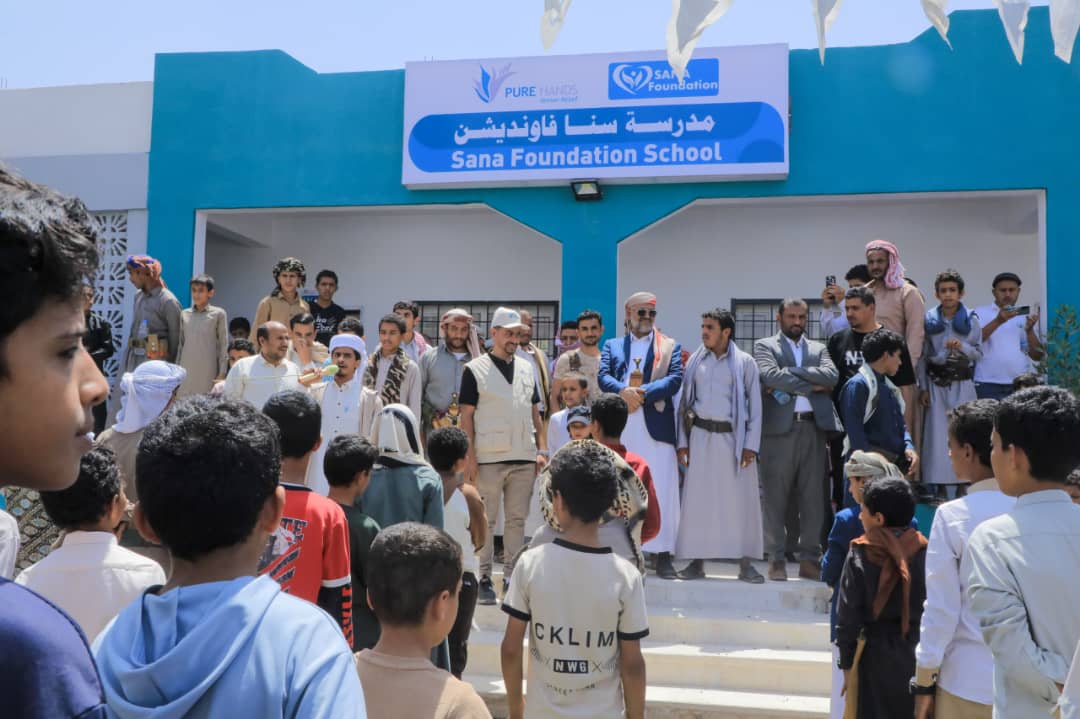“بيور هاندز” تفتتح مدرسة جديدة في مأرب لخدمة مئات الطلاب