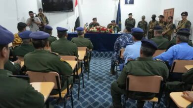 وزير الداخلية في زيارة تفقدية لشرطة محافظة مأرب 3