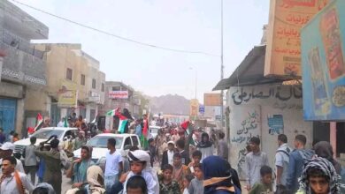 مودية تشهد مسيرة حاشدة نصرة لغزة وتنديداً بالحصار الإسرائيلي 9