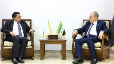 سفير بلادنا يبحث مع وزير التعليم العالي السوري تعزيز التعاون الأكاديمي بين البلدين 7