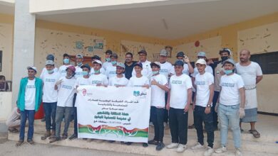 مبادرة نبض حياة تنفّذ حملة نظافة وتشجير بمدرسة المحسنية بأشراف من الشبكة الوطنية للمبادرات المجتمعية 11