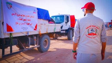 جهود إنسانية متواصلة لدرع الوطن لإغاثة متضرري السيول بلحج 2