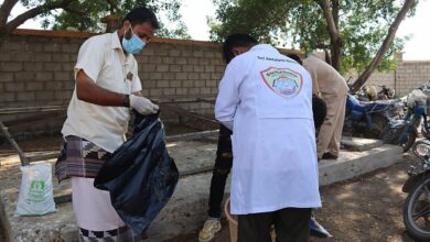 تنفيذ حملة نظافة في جامعة الحديدة لتعزيز الوعي البيئي 4