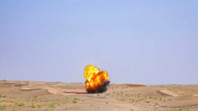 "مسام" ينفذ عملية إتلاف وتفجير لكمية من الألغام في مأرب وينجح في تأمين حقل ألغام بحجة 5