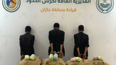 السلطات السعودية تضبط ثلاثة يمنيين بتهمة تهريب القات 8