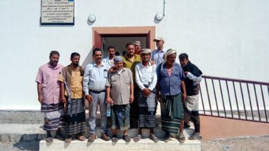 الصندوق الاجتماعي للتنمية بعدن يسلم مبنى الوحدة الصحية في الحميمة لمكتب الصحة والسكان بلودر 10