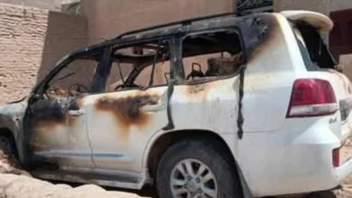 شرطة وادي حضرموت تضبط متهم احراق سيارة احد المواطنين في مديرية حريضه 4