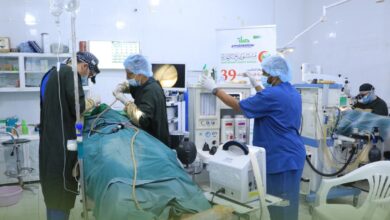 تدشين المخيم الطبي الـ39 لجراحة الاذن والانف والحنجرة بوادي العين 2