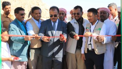 الوكيل العامري يفتتح مشروع مضخة مياه مركز حضرموت بشريوف بتمويل كويتي 4