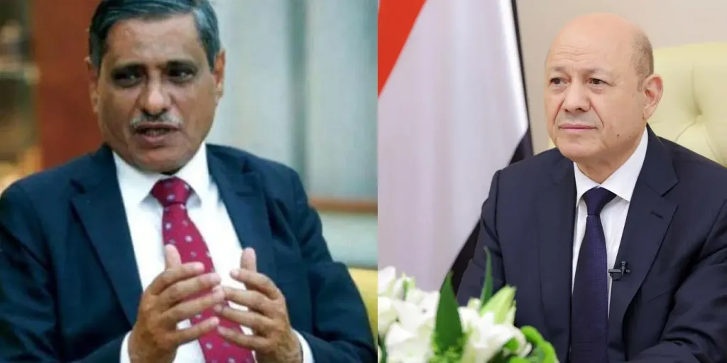 التوتر يبلغ ذروته.. البحسني يتهم العليمي بتعطيل القرارات ويحذر من تداعيات خطيرة