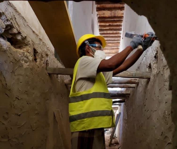 بدء أعمال ترميم الجناح الغربي في متحف المكلا بحضرموت 1