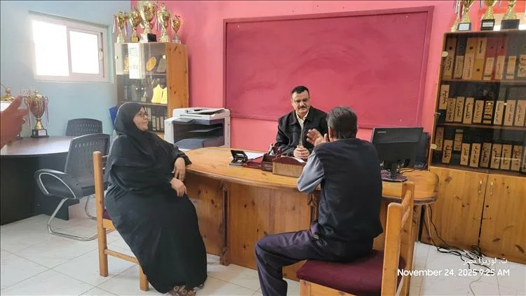 مدير عام المنصورة يزور إدارة التربية… وبداية عهد إداري جديد يقوده غسان الشمسي