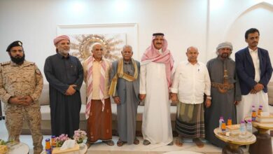 الوفد السعودي ومحافظ حضرموت يلتقيان قيادات الكتلة البرلمانية واعضاء مجلس الشورى ومرجعيات القبائل 2