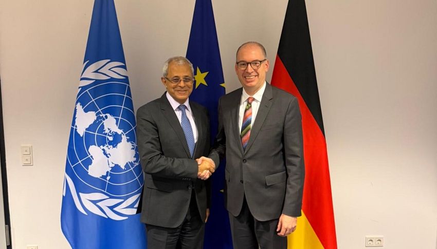 نائب وزير الخارجية يبحث مع وزير الدولة الالماني تعزيز التعاون التنموي