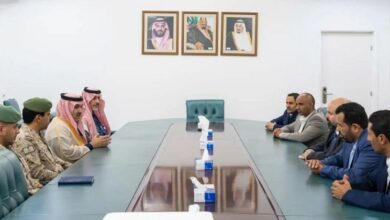 الوفد الحكومي المفاوض يلتقي السفير السعودي لدى اليمن 5