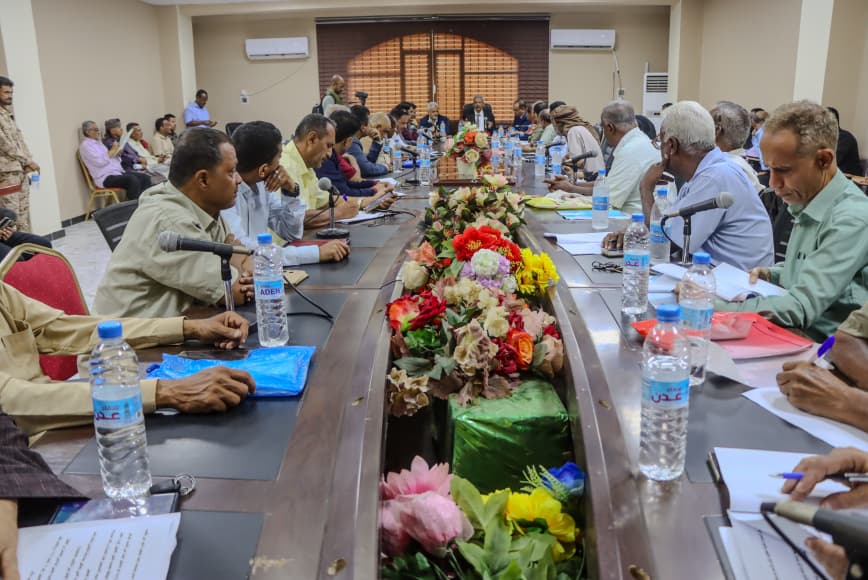 تنفيذي لحج يناقش تقريرين نصف سنوي ويقر إجراءات تنظيمية للشؤون الاجتماعية والمصائد السمكية