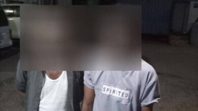 لحظة القبض على سارقي الأسلاك الكهربائية في إنماء بعدن 5