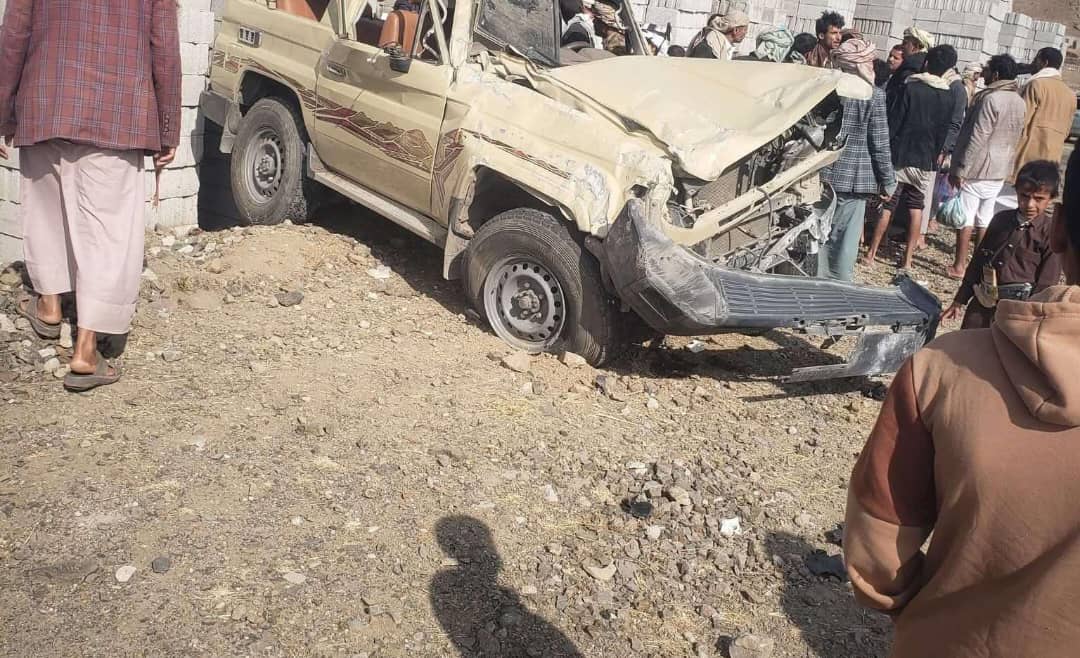 حادث مروع على طريق خولان الطيال بصنعاء يودي بحياة شخصين