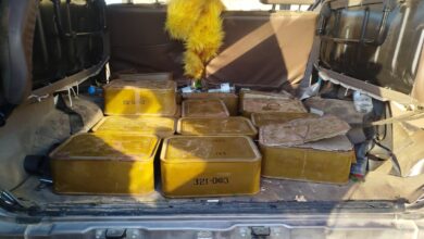 ضبط ذخائر مضادة للطيران في مديرية الغيضة بالمهرة 8