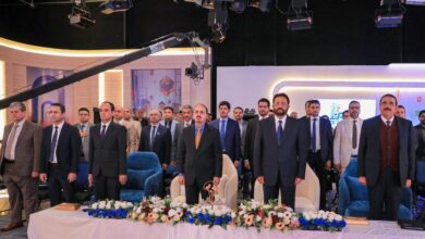 عضو مجلس القيادة العرادة يدشن من مأرب انطلاق البث الرسمي لقناة سبأ الفضائية 4