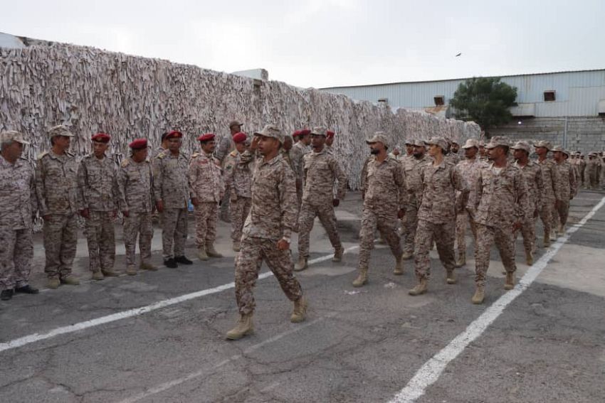 نائب المفتش العام يدشّن المرحلة الأولى من العام التدريبي القتالي 2026م بعدن 1