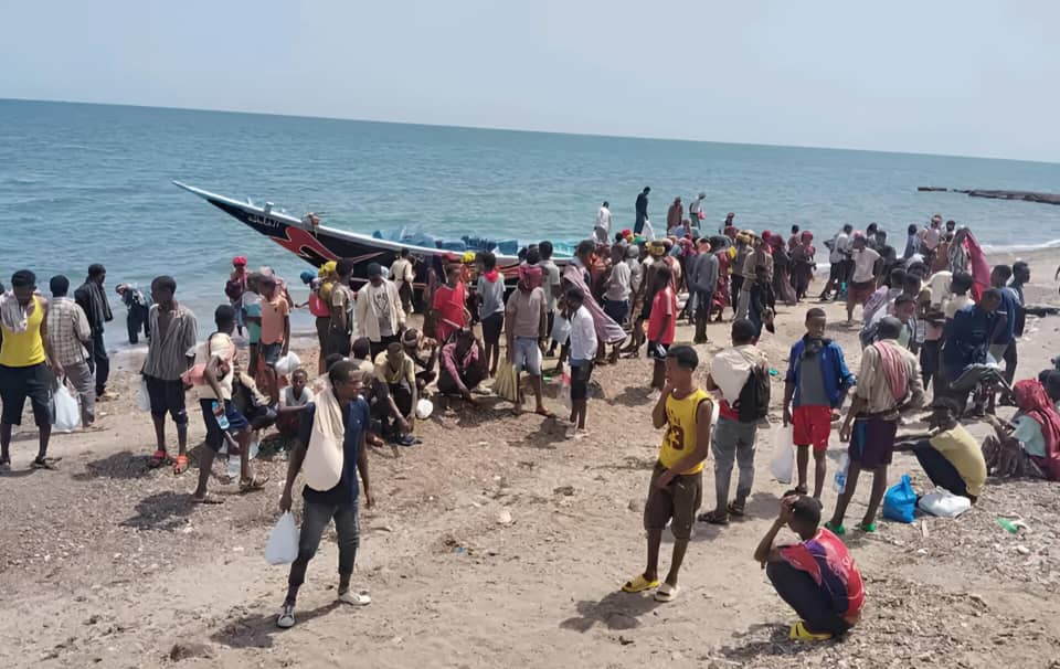 للمرة الثالثة منذ مطلع العام.. وصول 170 مهاجراً أفريقياً إلى سواحل شبوة 1