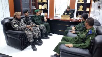 العميد ناصر الشوحطي يستقبل قيادة حرس المنشآت بلحج ويؤكد: حماية الممتلكات العامة والخاصة أولوية 2