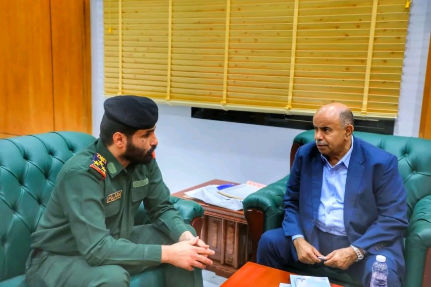 محافظ حضرموت يبحث جهود تعزيز الأمن بوادي وصحراء حضرموت 1