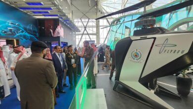 الوزير حيدان يطّلع على جناح وزارة الداخلية السعودية في معرض الدفاع العالمي 3