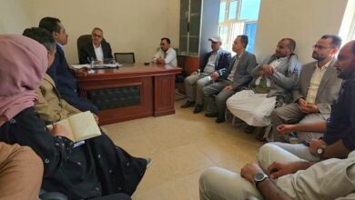 اللجنة الوطنية للتحقيق تزور جهاز الأمن السياسي وتلتقي السلطة القضائية بتعز 3