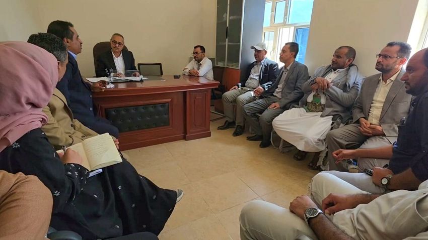 اللجنة الوطنية للتحقيق تزور جهاز الأمن السياسي وتلتقي السلطة القضائية بتعز 1