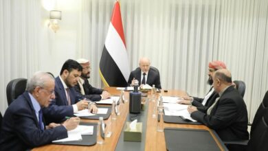 مجلس القيادة يؤكد دعمه الكامل للبرنامج الحكومي ويشيد بجهود المملكة للنهوض بأوضاع المحافظات المحررة 3